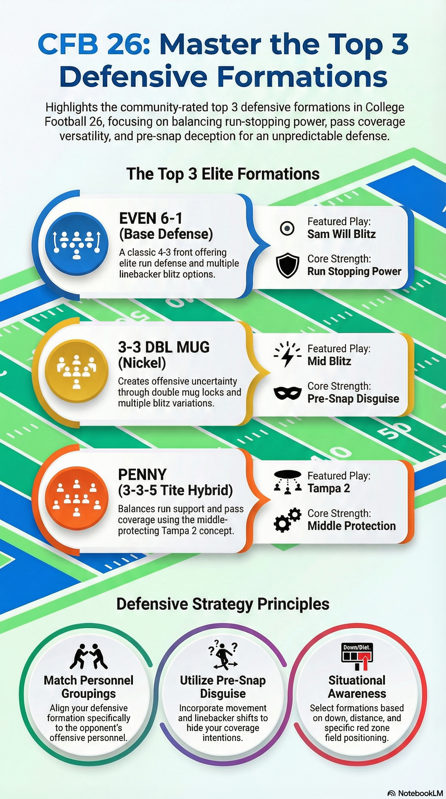 CFB 26 Top Defensive Formations